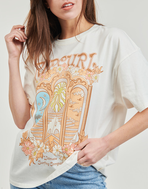Rip Curl - TROPICAL TOUR HERTIAGE TEE - Beige