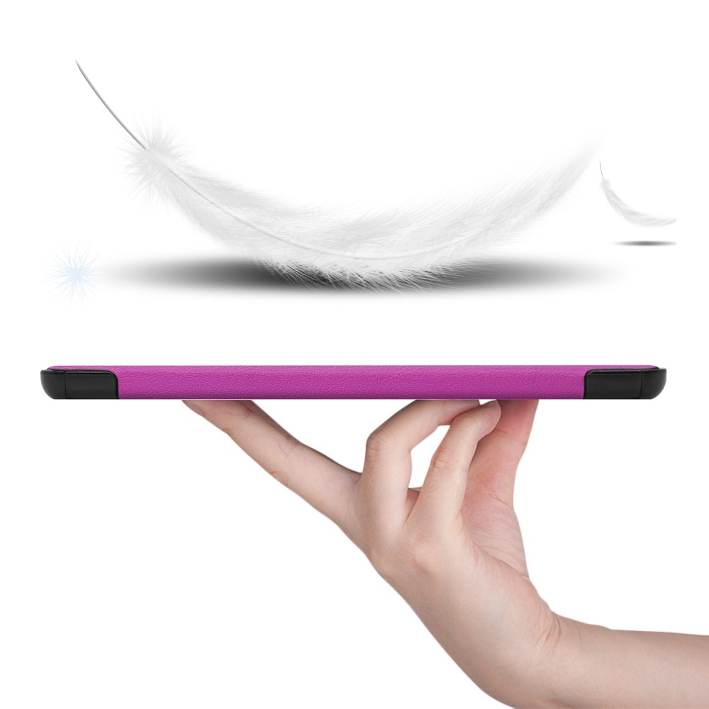 Samsung Galaxy Tab A7 Lite Leder Tasche Smart Cover Hülle - Pink