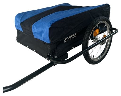 Remorque Avec Housse Pliable - 67 litres - Bleu
