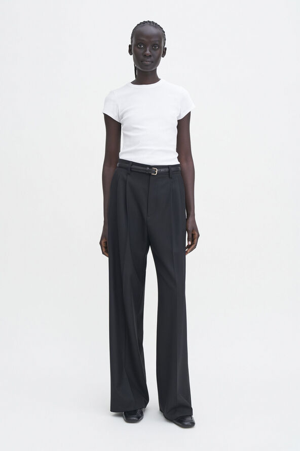 Filippa K Fine Rib Tee White