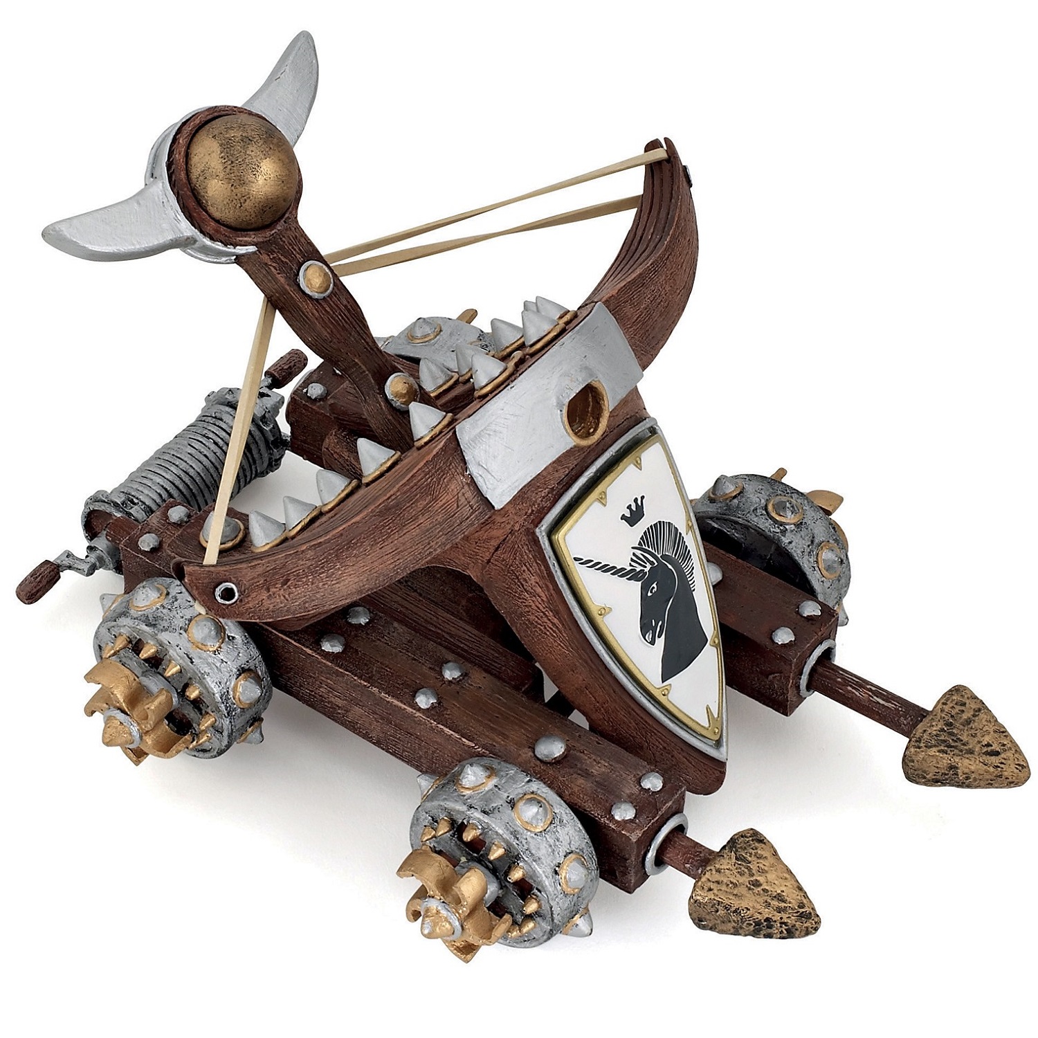 Figurine catapulte lance flèches