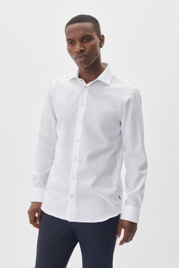 Matinique Marc Lux Oxford Hvid