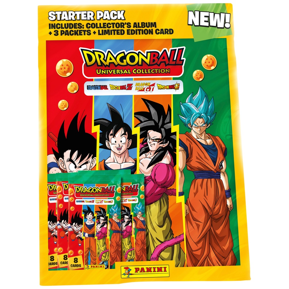 Dragon Ball Z Universal Collection Sammelkarten-Starterpack von Panini