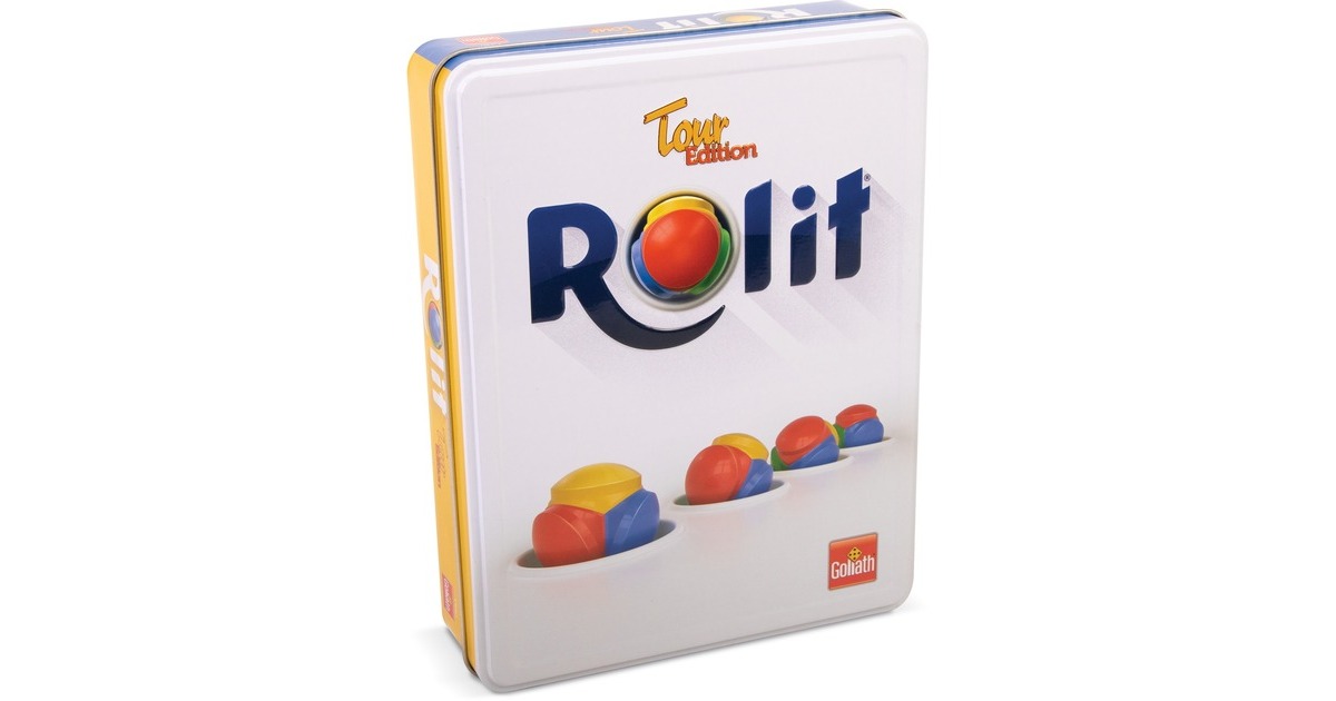 Goliath GamesRolit - Tour Edition in tin Spel  (Meertalig, 2 - 4 spelers, 40 minuten, Vanaf 7 jaar)