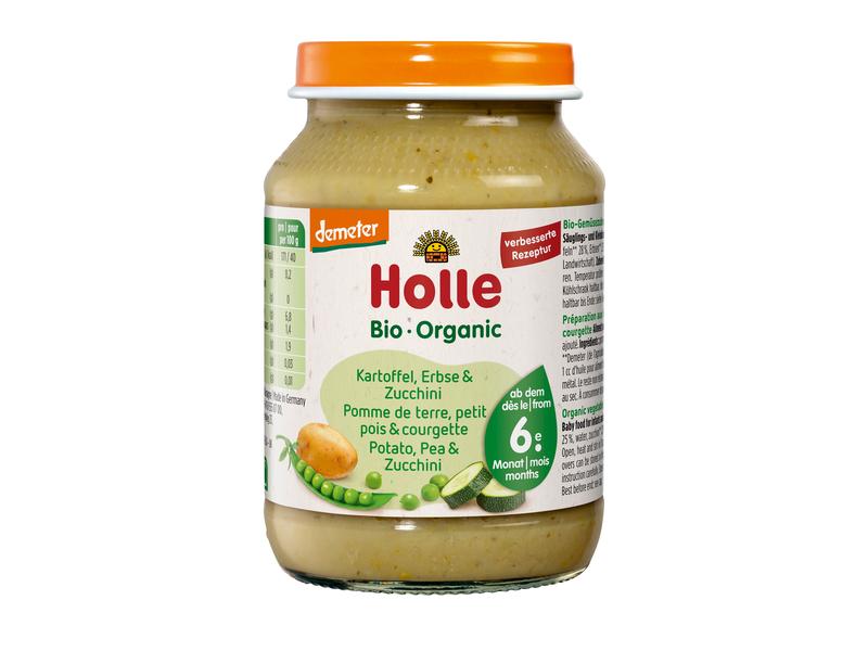HOLLE Gemüse Kartoffel, Erbse & Zucchini 190 g Bio-Gemüsezubereitung