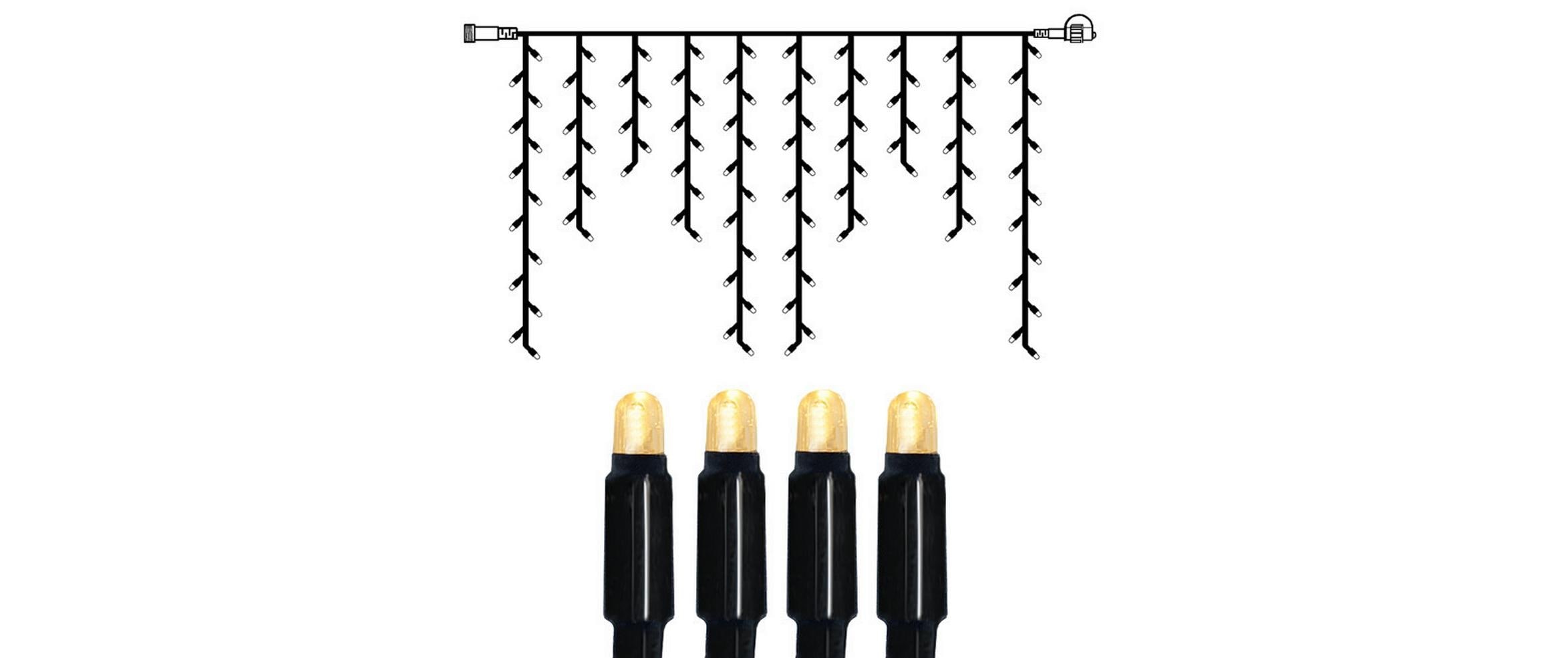 Parforce Traditional Hunting Lichtervorhang »24 Extra, Icicle, 200 cm x 100 cm«