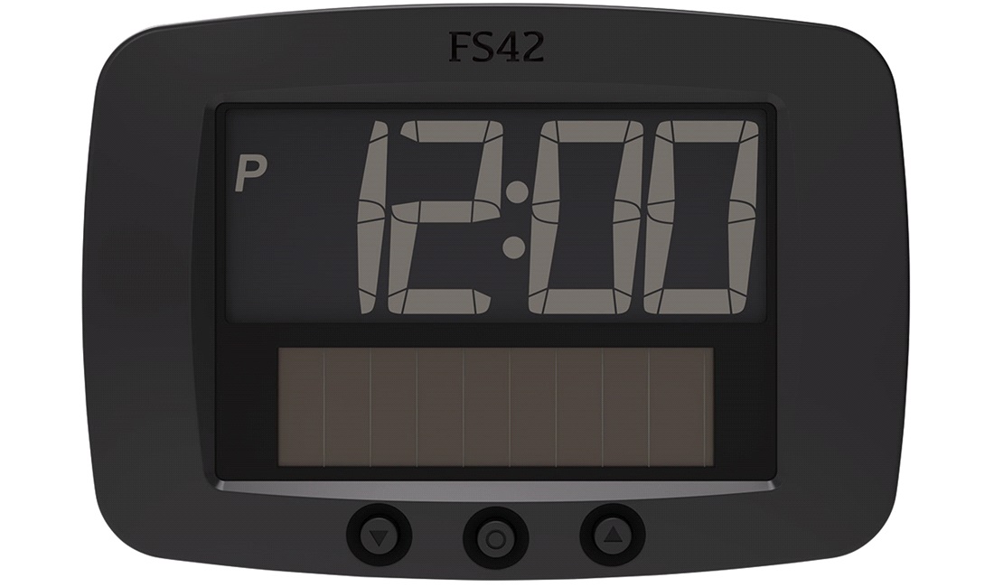 Elektronisk P-skive Park Solar Digital