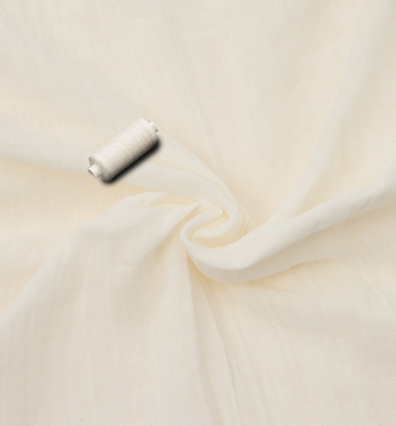 Coupon de 3 m en gaze de coton - Ecru