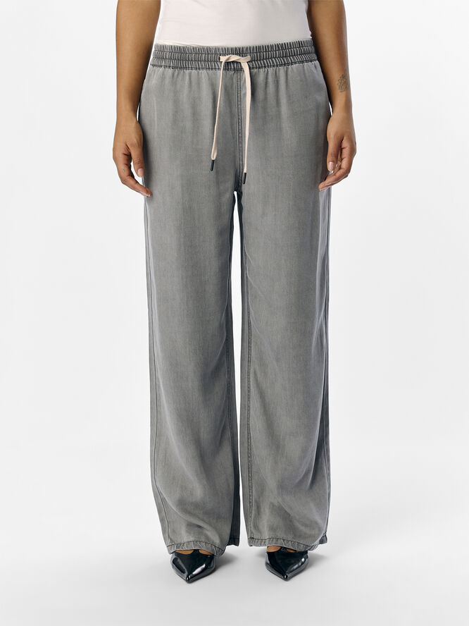 Object OBJFRAME MW PANTS 132 Light grey denim