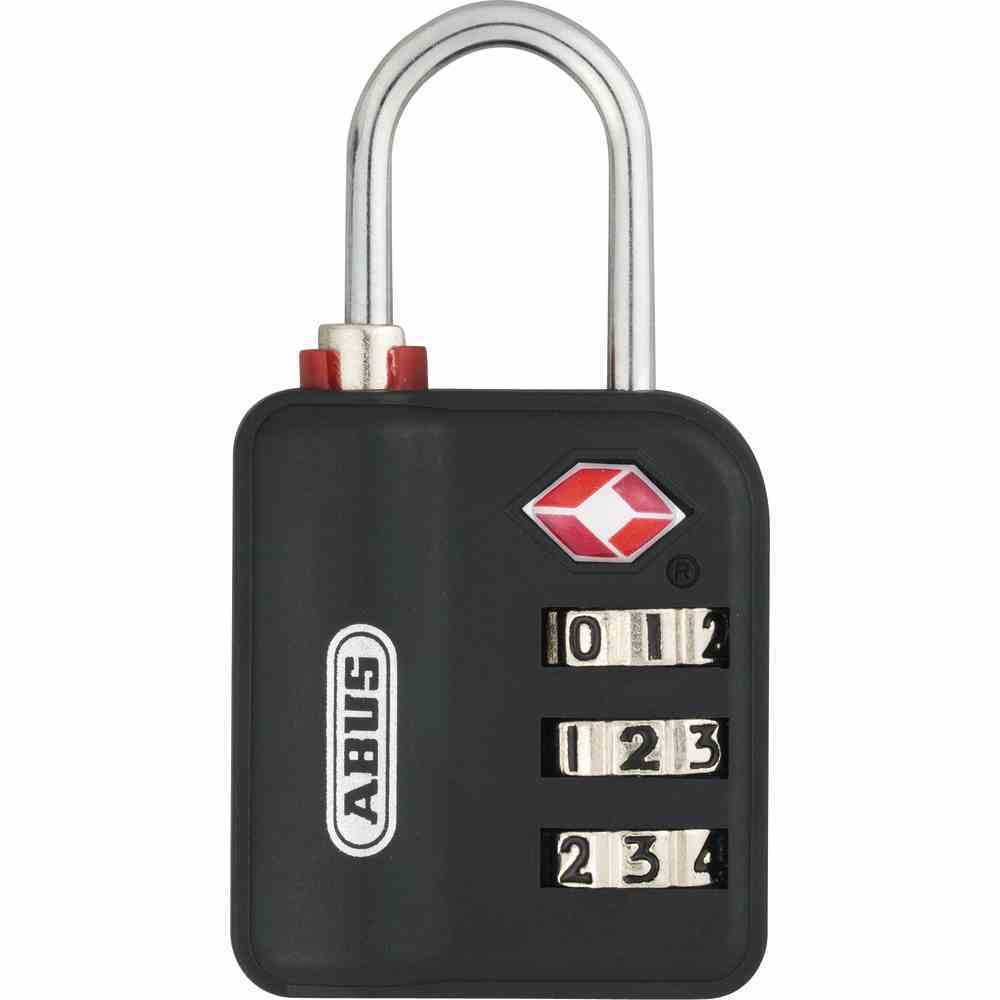ABUS Zahlenschloss - schwarz - Aluminium - 147TSA