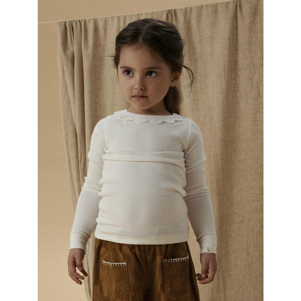 Køb Lil'Atelier Coconut Milk Nmftapia Ls Slim Top Lil