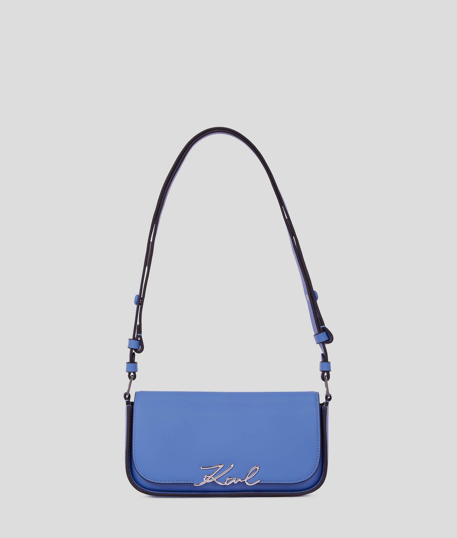 SAC BANDOULIÈRE DEUX EN UN K/SIGNATURE - Ultramarine