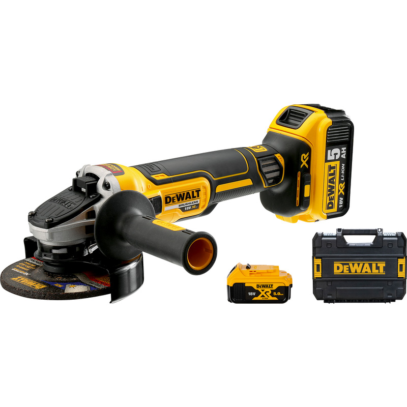 DeWALT DCG405P2-QW accu haakse slijper 18V Li-ion