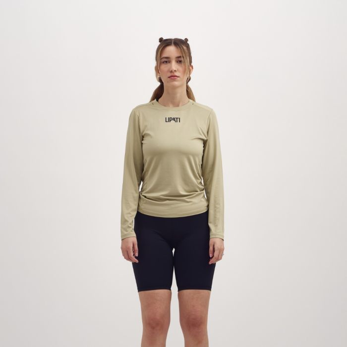 Lipati Dame Trøjer Leeward LS Tee Brun