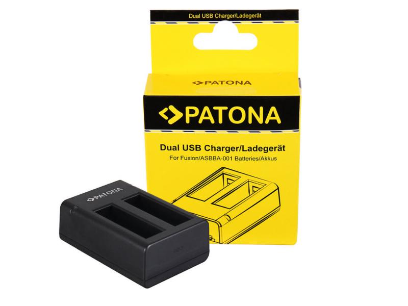 Patona Ladegerät GoPro Fusion Dual Schnell-Ladegerät für GoPro Fusion