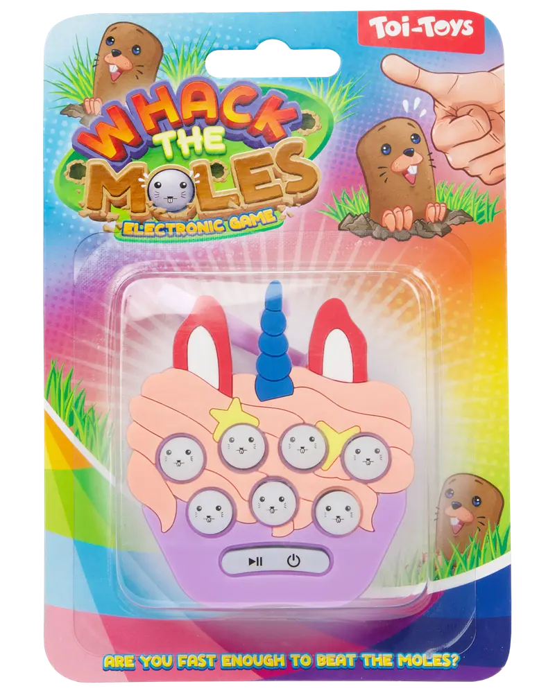 Whack the moles minispil - assorterede designs