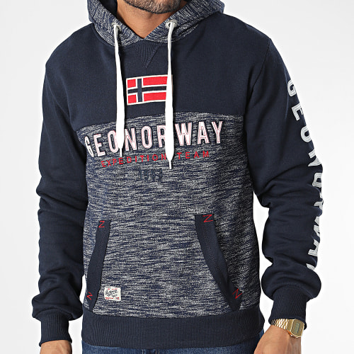 Sweat Capuche Ferato Bleu Marine