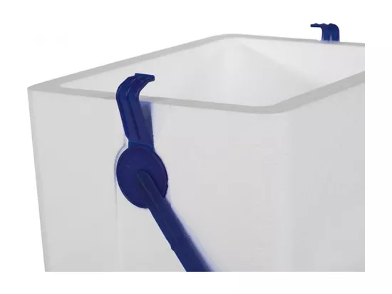 Glacière, réfrigérateur, refroidisseur en polystyrène coloris blanc, capacité 27 L - Longueur 38 x Profondeur 26 x Hauteur 41 cm
