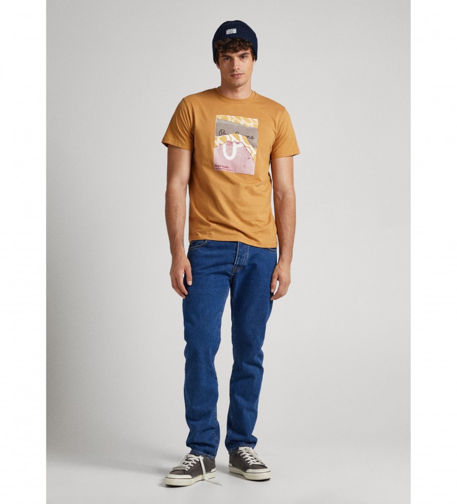 Camiseta amarela Pepe Jeans Kenelm
