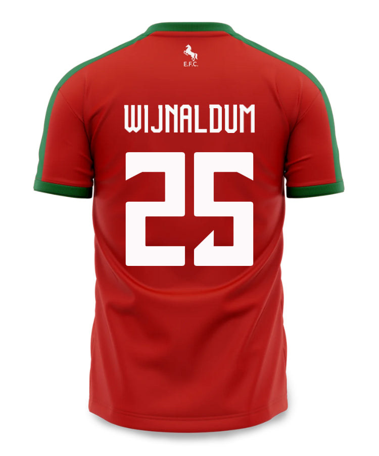 Al Ettifaq Uitshirt 2024   Bedrukking Wijnaldum - Voetbalshirt Saoedi-