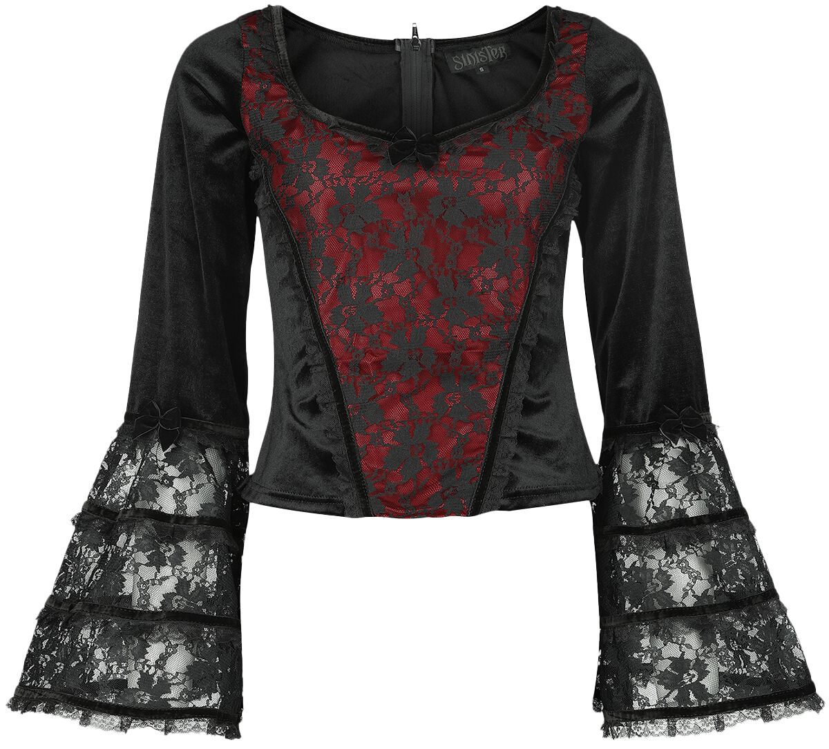 Haut Manches Longues Gothique | Sinister Gothic T-shirt manches longues