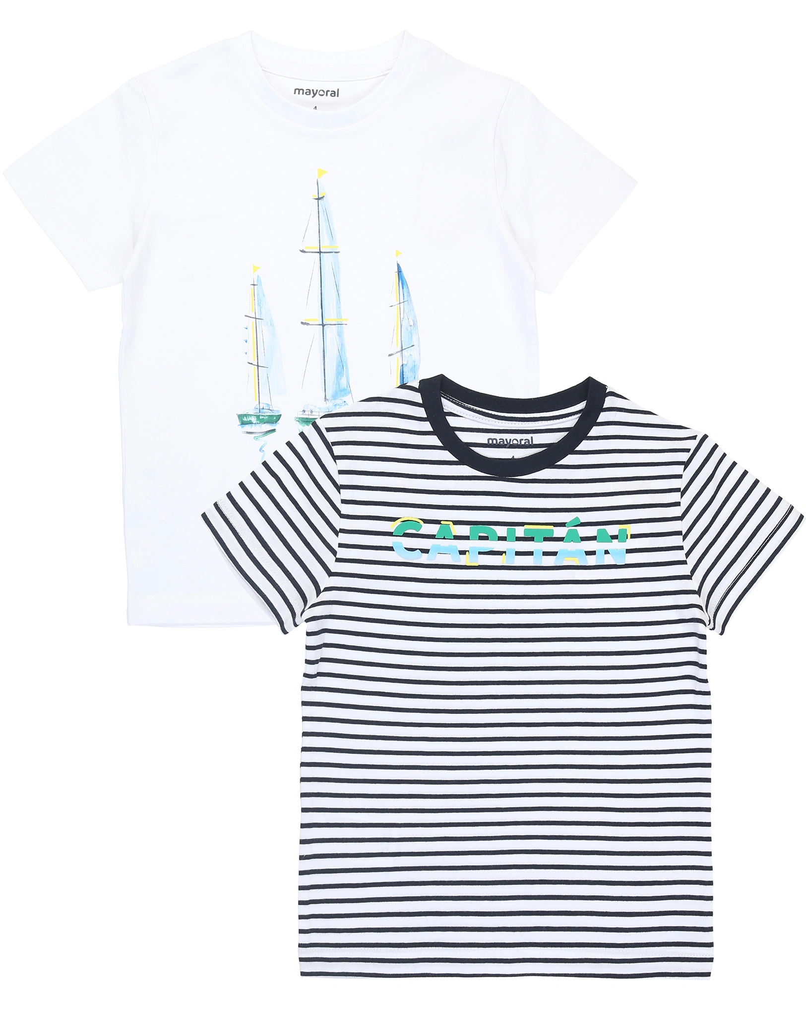 T-Shirt MARINA 2er Set in marine