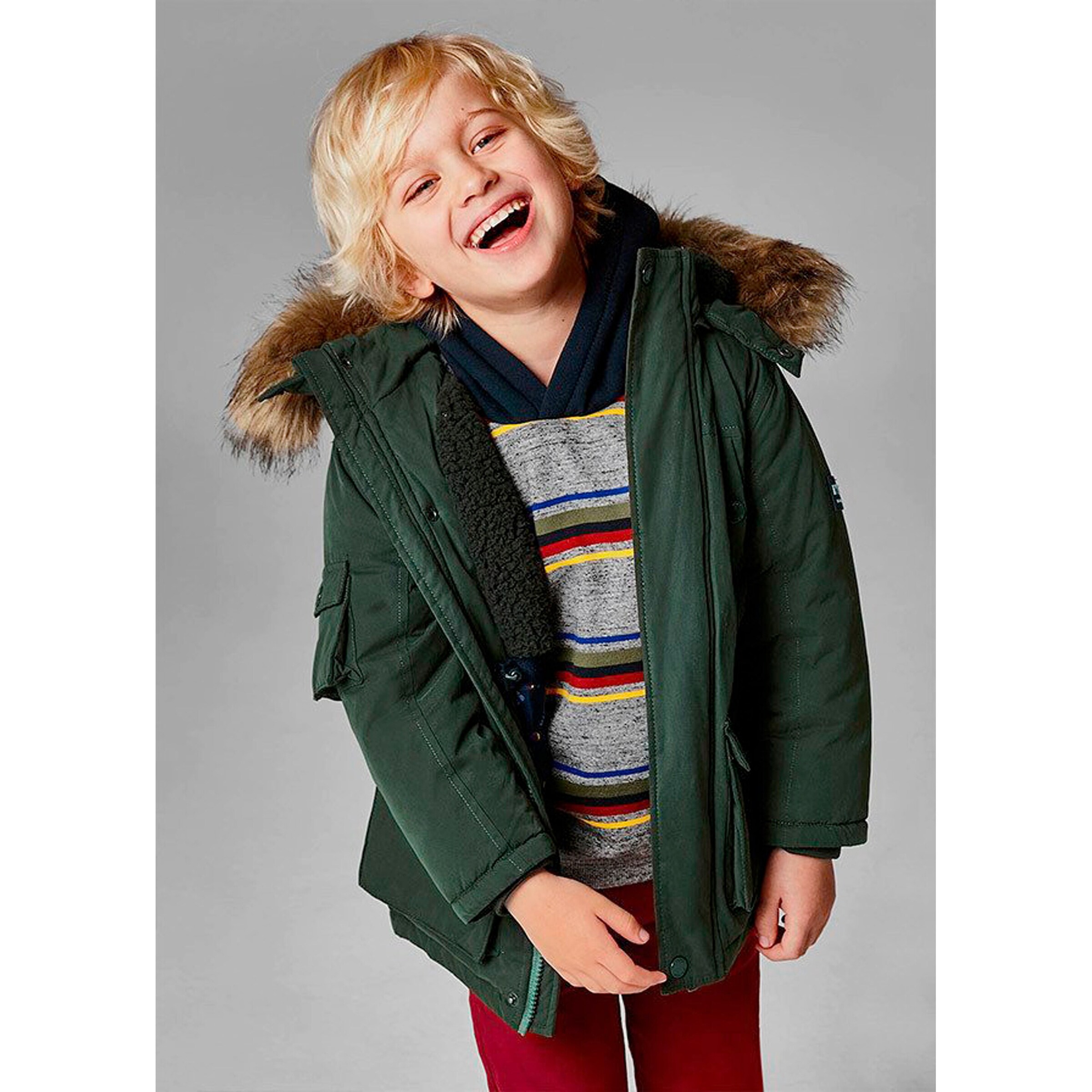 Mayoral Parka mit Kapuze Fake Fur