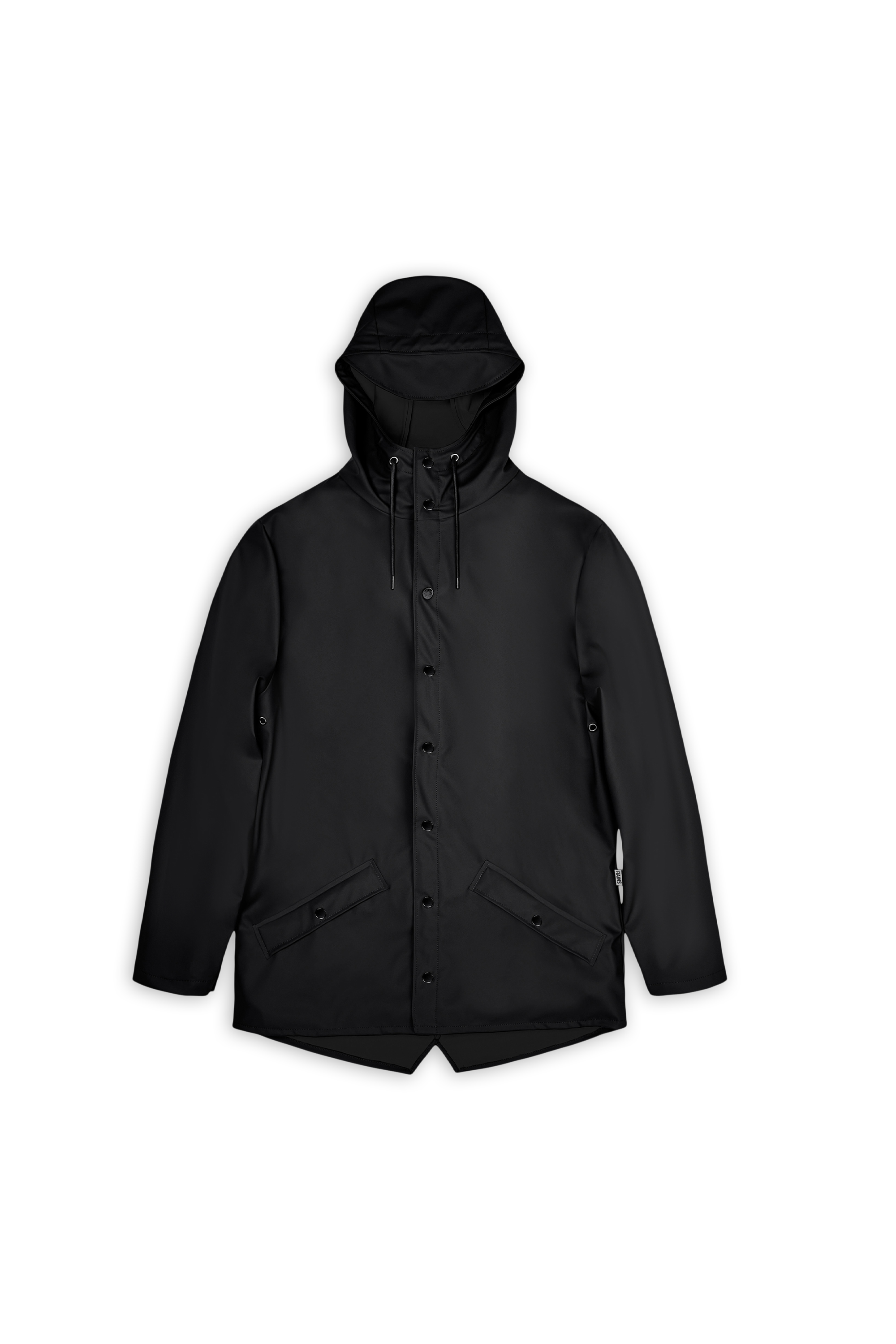 RAINS Coupe-vent imperméable à capuche Noir