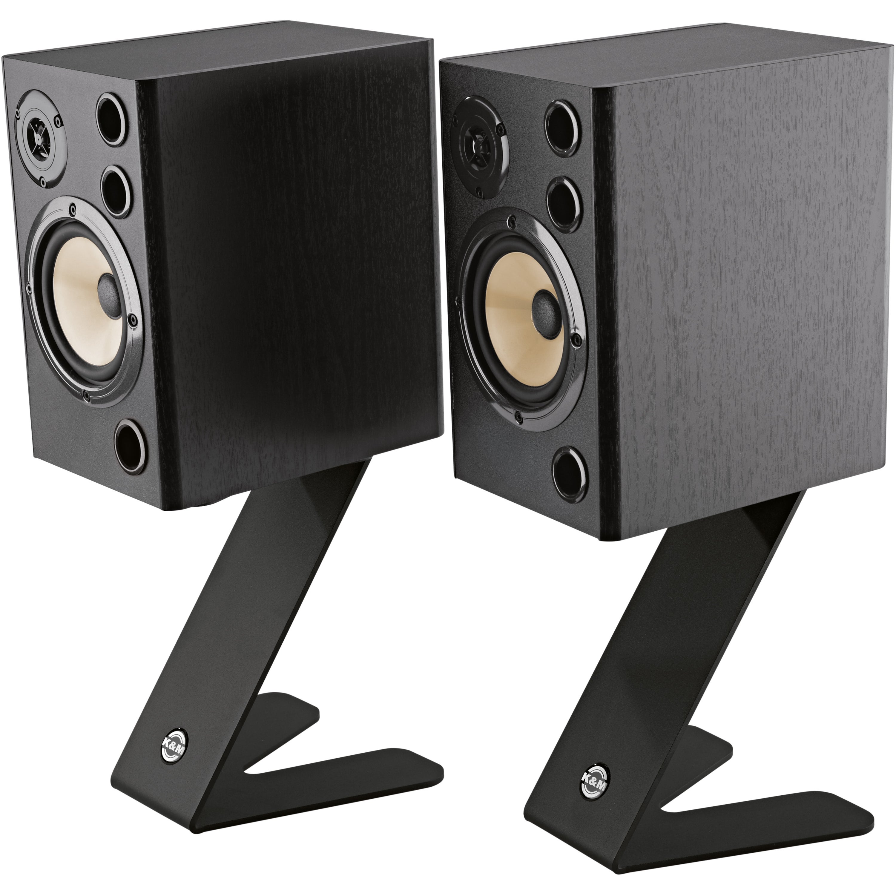 Konig & Meyer 26773 Table Monitor Z-Stand voor monitor-speakers (zwart)