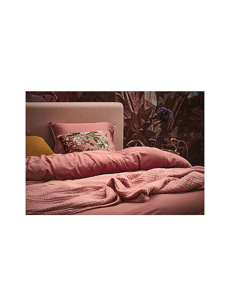 ESSENZA Satin-Bettwäsche 70x90cm/140x200cm Dusty Rose rosa