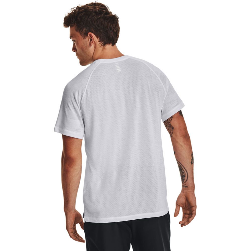 Under Armour STREAKER SPEEDCAMO - Maillot Homme blanc