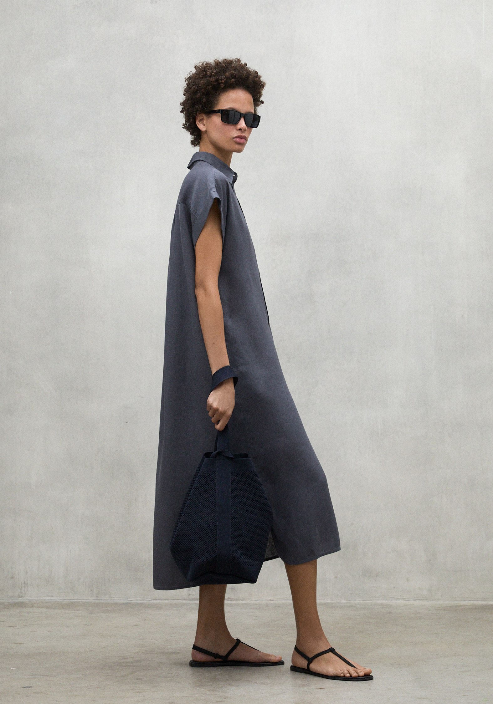 Ecoalf Kleid Amatista Dress Storm Grey