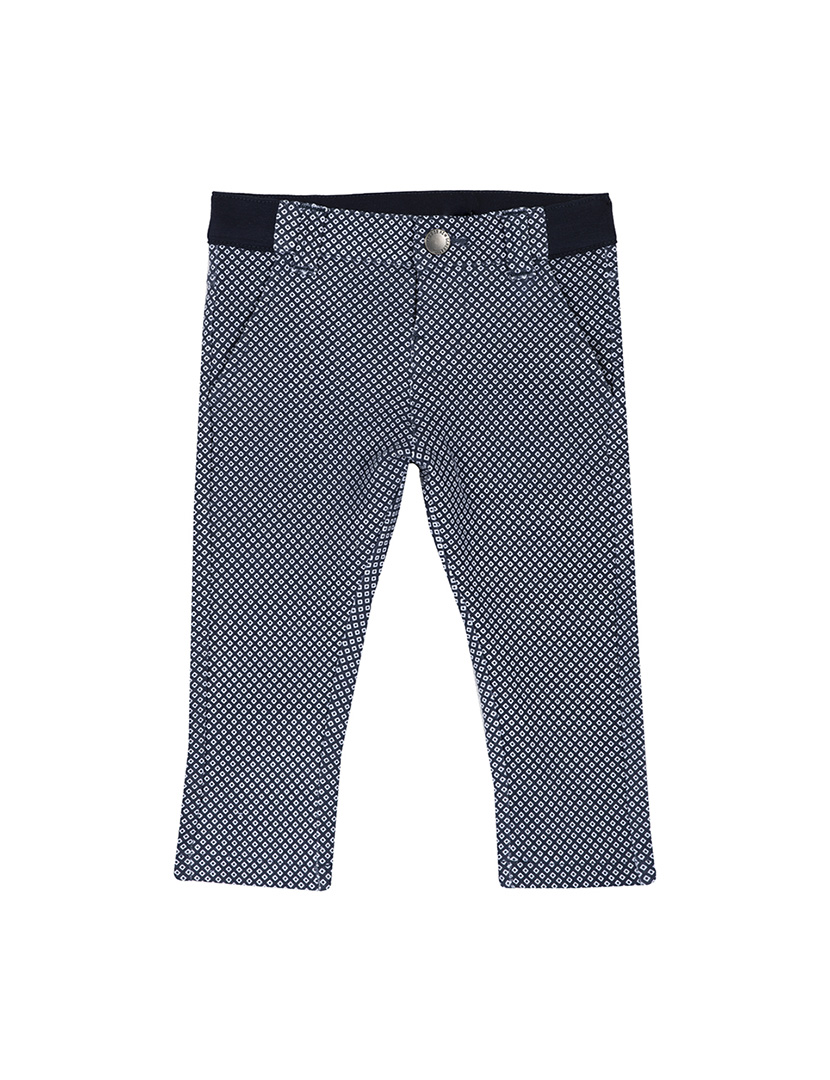 Boy's White and Blue Pants