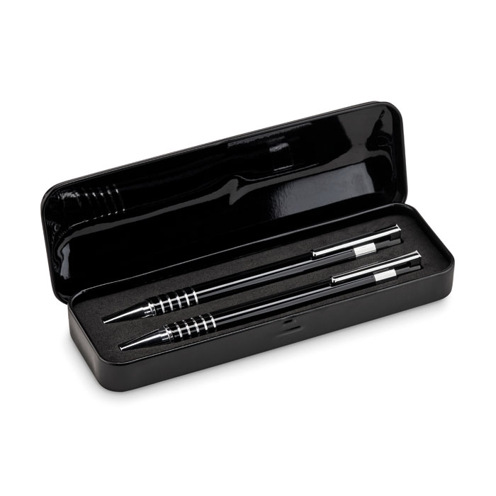 GiftRetail MO7323 - ALUCOLOR Set stylo bille étui métal