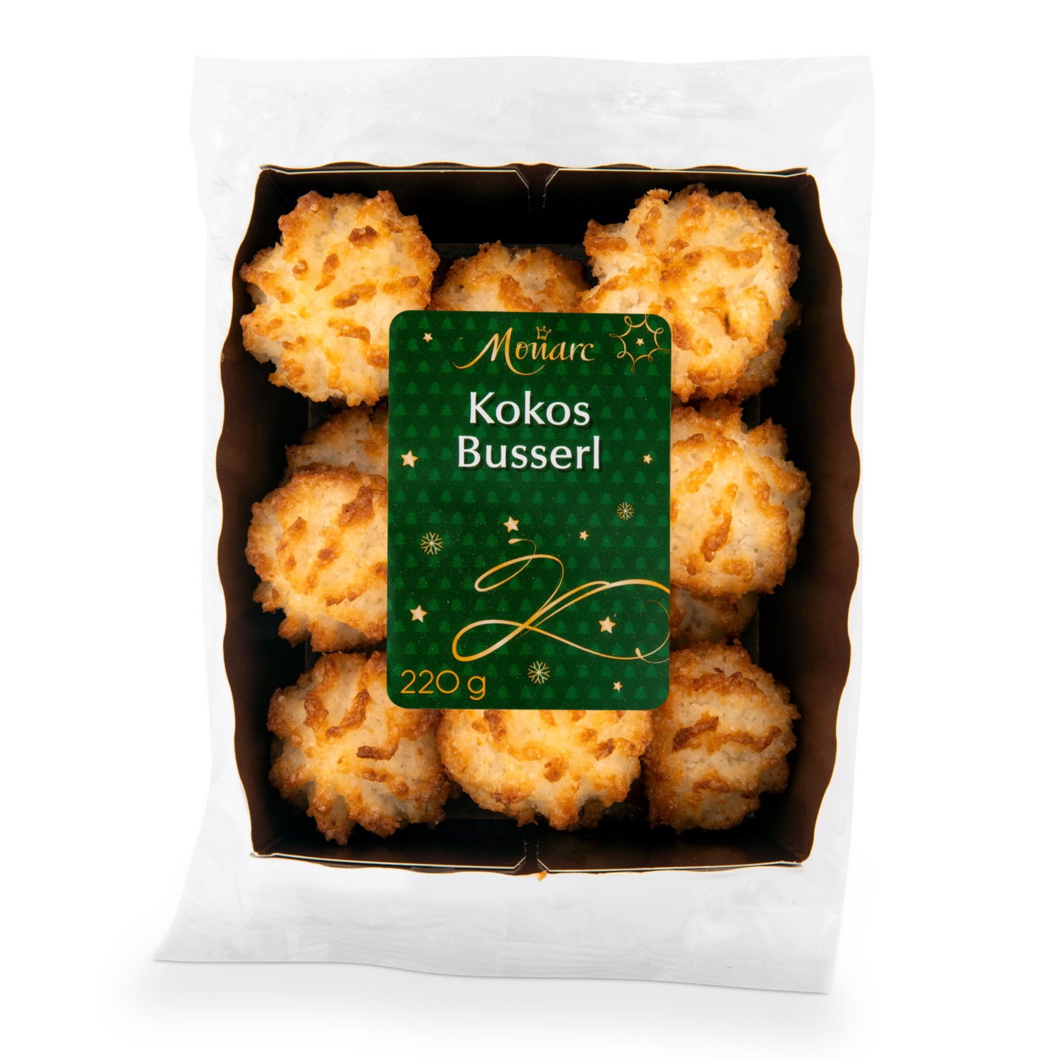 MONARC Kokosbusserl, Klassik 220 g