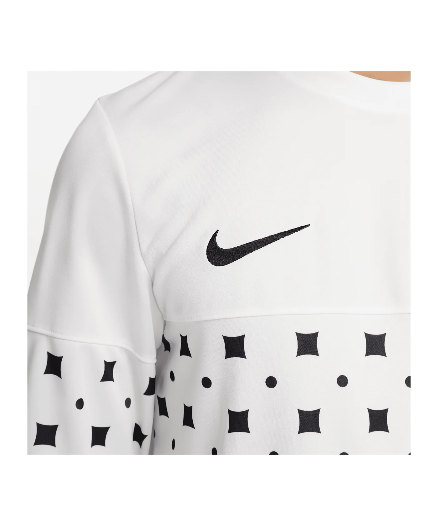 Nike F.C. Libero Trikot langarm Weiss Schwarz F121