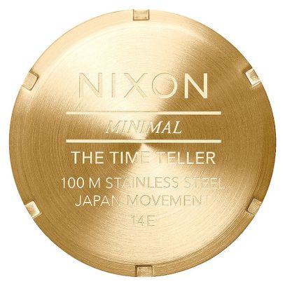 Montre Nixon Time Teller Vert Brillant / Or