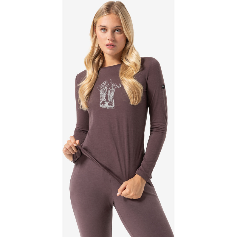 Super.Natural Damen Flower Boots Longsleeve