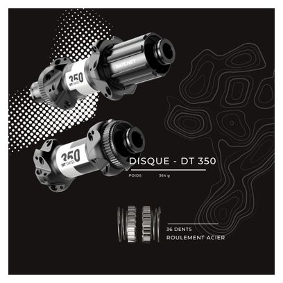 PAIRE DE ROUES | LEGEND WHEELS | 39H GRAVEL PRO⁴ | DISC 12X100- 12X142MM | CENTERLOCK | DT SWISS 350 | CAMPAGNOLO N3W