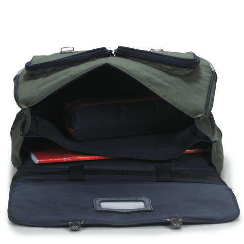 Tann's - OSCAR CARTABLE 38 CM - Kaki / Marine