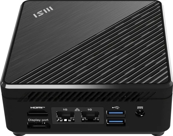 MSI Cubi N ADL S 226BEU - Barebone - mini PC 1 x N-series N200 / op til 3.7 GHz - RAM 0 GB - UHD Graphics - Gigabit Ethernet - sort