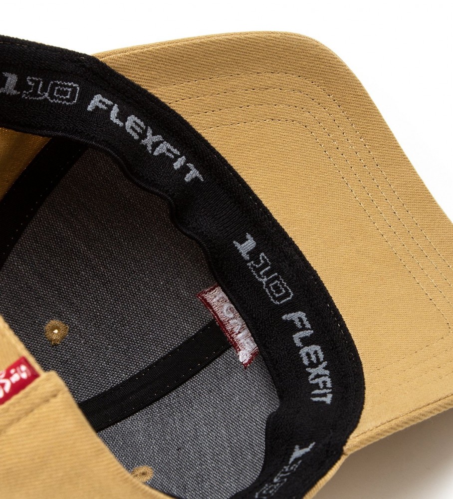 Boné Levi's Housemark Flexfit marrom
