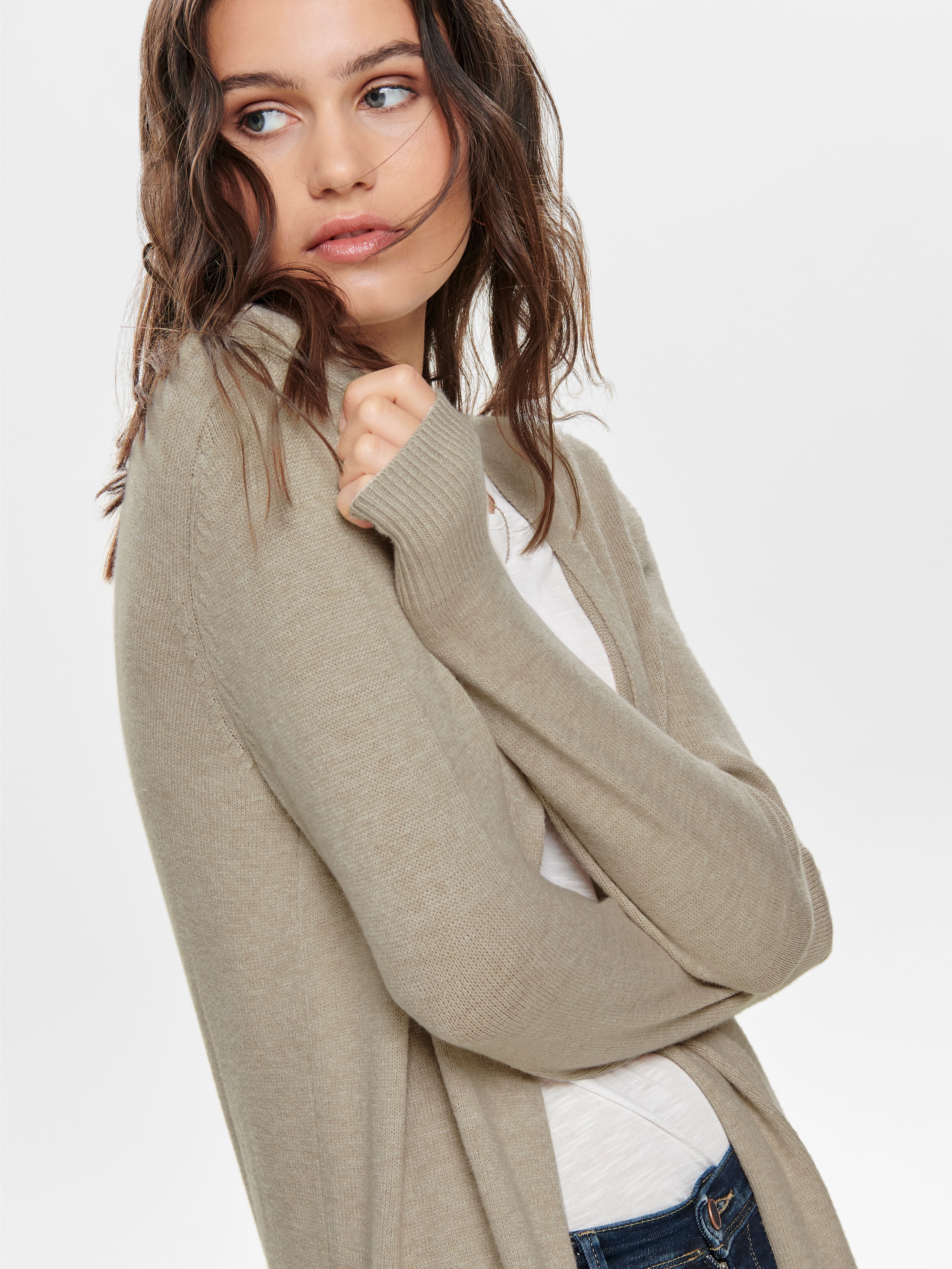 JDYMARCO Strickjacke Beige