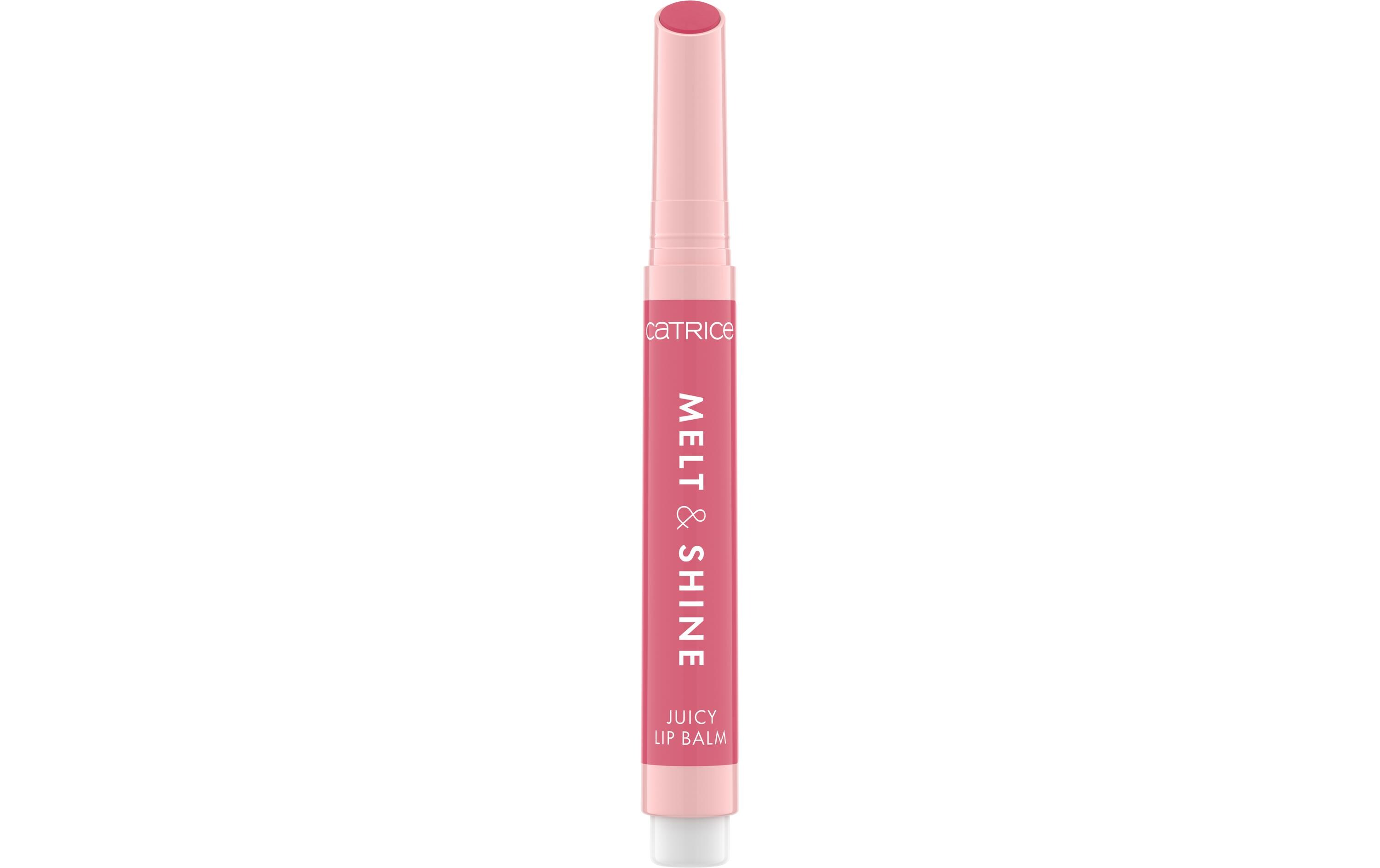 Lip Gloss Melt and Shine 020 Beach BlossomGlänzender Lippenbalsam in Altrosa