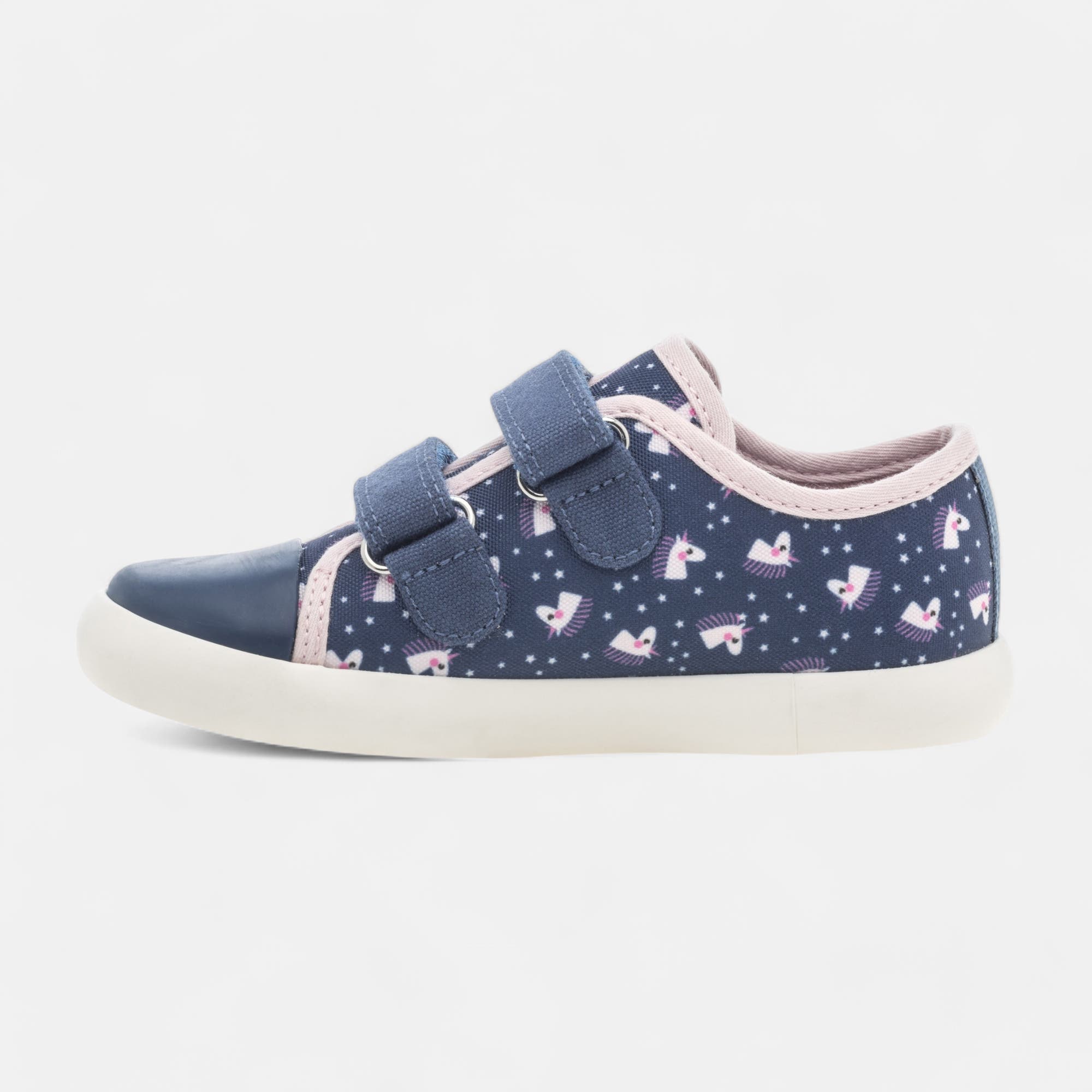 Baskets en toile Fille bleu marine