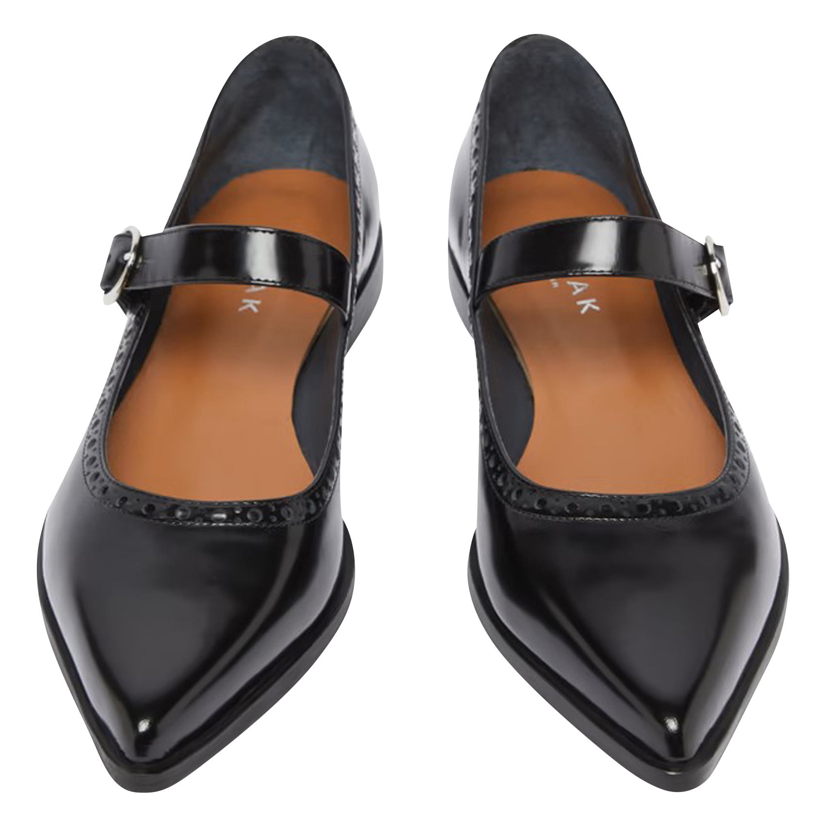DEMIA - Babies en cuir | Noir