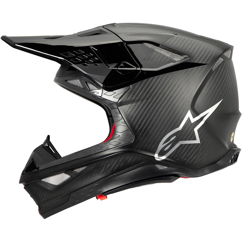 Alpinestars - Casque Supertech S-M10 Fame Noir / Carbone / Mat / Brillant