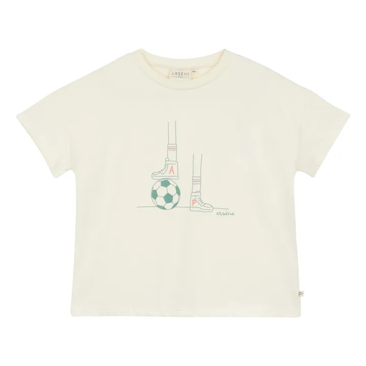 Arsène et Les Pipelettes T-Shirt Ferrucio Coton Bio | Ecru