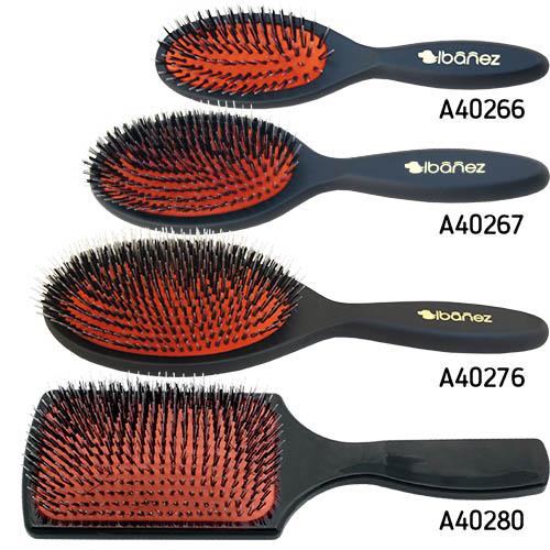 Escovas IBÁÑEZ estilo inglês com cerdas e nylon - Escova de cerdas médias e nylon