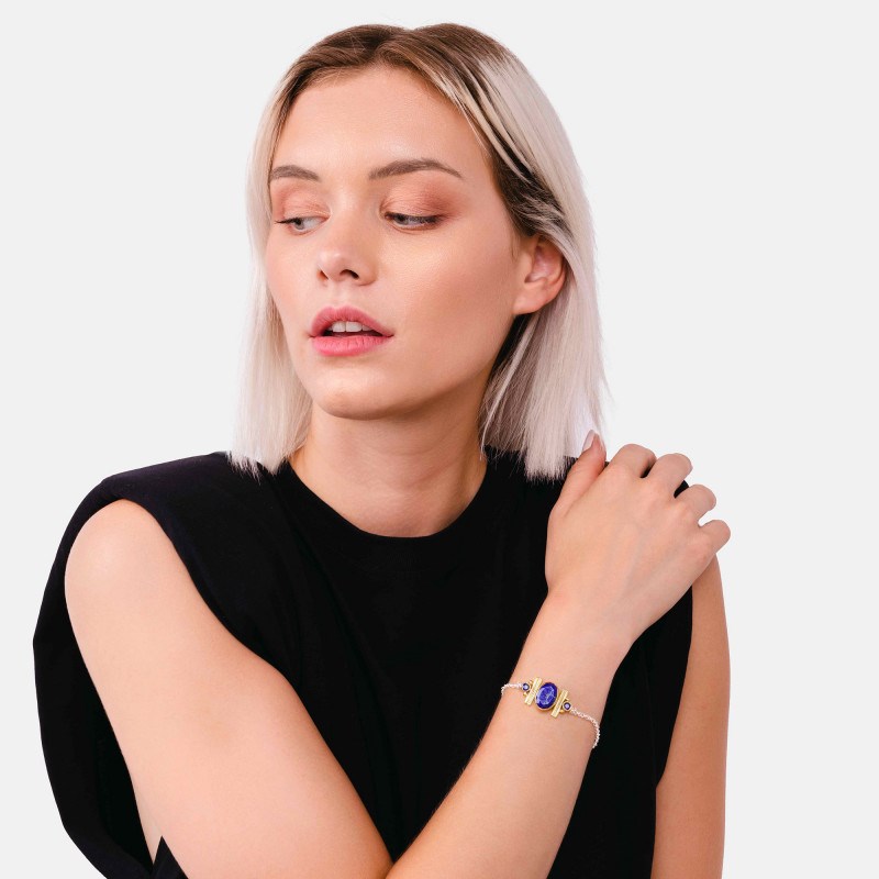 Bracelet Léna lapis